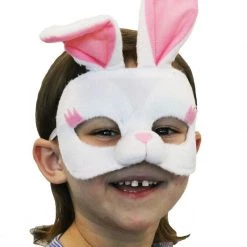 Sweidas Costume Accessories Easter Bunny Rabbit Deluxe Mask Tail Costume Kit Book Week Dress Up Set