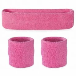 Unbranded Sweatbands Wristbands Headband Sweat Band For Sport Tennis Badminton Yoga Cotton