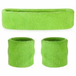 Unbranded Clothing Apparel Fluro Neon Sweatbands Wristbands Headband Tennis 80s Costume Accessory 24 Unbranded Clothing Apparel Fluro Neon Sweatbands Wristbands Headband Tennis 80s Costume Accessory