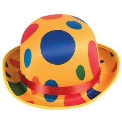 Tomfoolery Plastic Horn Polka Dot Derby Jumbo Nose Bow And Long Tie Clown Accessory Costume Accessories