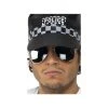 Smiffys Aviator Silver Mirror Sunglasses Top Gun Police Pilot Costume Glasses Costume Accessories