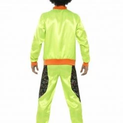 Smiffys Costumes Neon 90s 80s Height Of Fashion Shell Suit Tracksuit Mens Ladies Costume