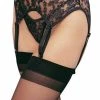 Tomfoolery Leg Avenue Garter Belt Suspenders With G-String Plus Size & Regular Red White Bl Clothing Apparel