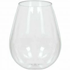 Balloon Agencies Cheers Rose All Day Stemless Wine Plastic Glasses Drinkware Party Supplies