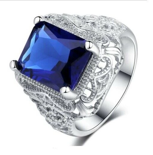 AliExpress Big Blue Zircon Stone Vintage Engagement Wedding Fashion Ladies Ring Fashion Jewelry 1 AliExpress Big Blue Zircon Stone Vintage Engagement Wedding Fashion Ladies Ring Fashion Jewelry