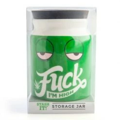 MDI Australia Stash It Herb Weed Cannabis Marijuana Storage Jar F*ck Im High Container Home & Garden