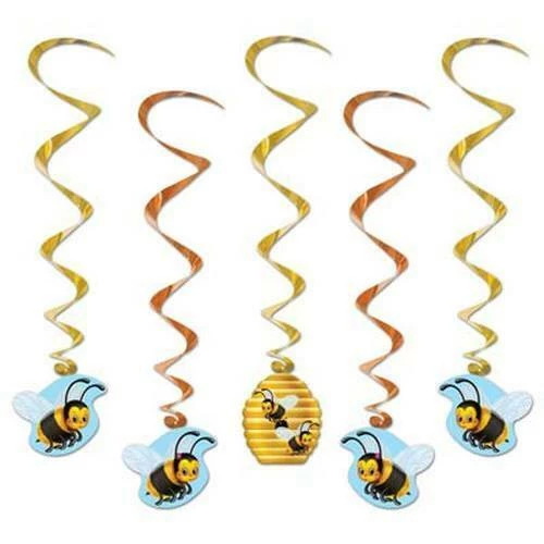 Beistle Party Supplies Pack Of 5 Insect Bumblebee Hive Metallic Hanging Party Decoration Whirls 1 Beistle Party Supplies Pack Of 5 Insect Bumblebee Hive Metallic Hanging Party Decoration Whirls
