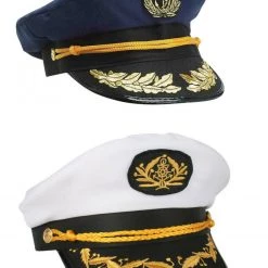 Tomfoolery Costume Accessories Admiral Sea Sailor Captain Hat Skipper Costume Cap Navy Or White 8 Tomfoolery Costume Accessories Admiral Sea Sailor Captain Hat Skipper Costume Cap Navy Or White