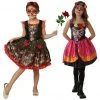 Rubie's Sugar Skull Red Rose Day Of The Dead Halloween Girls Costume Halloween Costumes