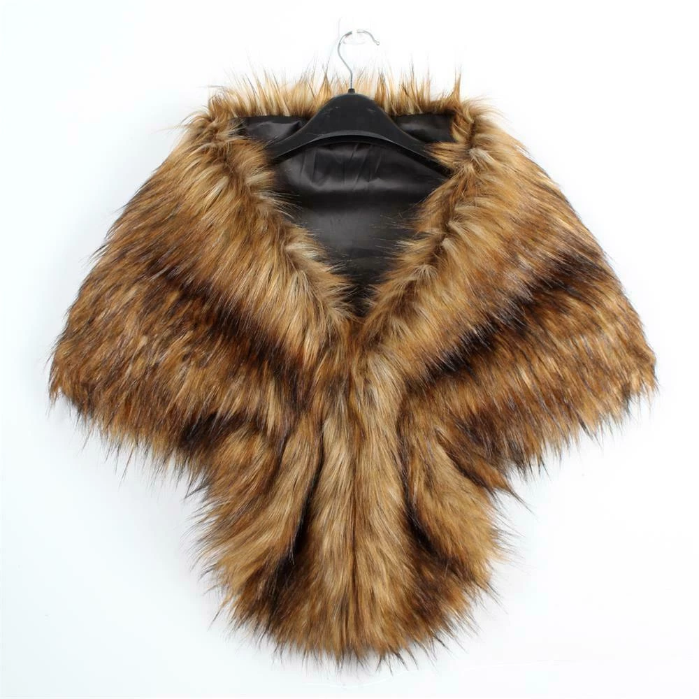 AliExpress Fashion Elegant Faux Fur Winter Long Shawl For Women Wrap Shrug Scarf Coats Clothing Apparel 5 AliExpress Fashion Elegant Faux Fur Winter Long Shawl For Women Wrap Shrug Scarf Coats Clothing Apparel