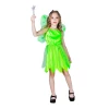 JD Party Green Tinker Bell Magical Fairy Christmas Girls Costume Christmas Kids Costume
