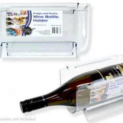 JM 1, 2 Or 6 X Stackable Fridge Pantry Food Organiser Wine Bottle Holder Storage Home & Garden 8 JM 1, 2 Or 6 X Stackable Fridge Pantry Food Organiser Wine Bottle Holder Storage Home & Garden