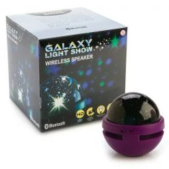 CREA Galaxy Light Show Projector Night Light With Wireless Bluetooth Speaker