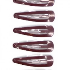 JD 10 X Non-Slip Hair Clips 5cm Metal Baby Girls Toddlers Kids Women Many Colours