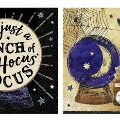 Balloon Agencies Spooks & Spells Lunch Beverage Napkins 16ct Halloween Party Supplies