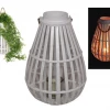 Unbranded Home & Garden Indoor Outdoor 50cm Tall Bamboo Lantern Light Or Planter Hme Decor