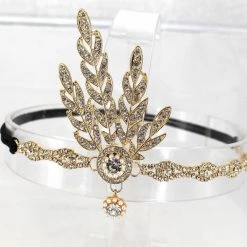 AliExpress 1920s 20s Flapper Great Gatsby Headband Vintage Bridal Headpiece Costume Accessories
