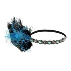 AliExpress 1920s Great Gatsby Feather 20s Flapper Headband Ladies Hair Accessories