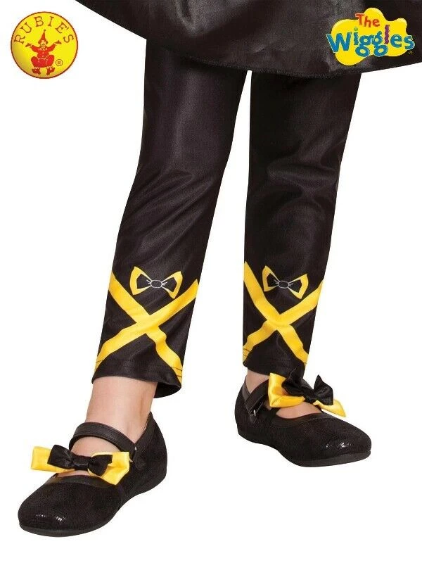 Rubie's Yellow Wiggle Emma Ballerina Tutu Skirt Footless Tights Jumper Wiggles Costume 6 Rubie's Yellow Wiggle Emma Ballerina Tutu Skirt Footless Tights Jumper Wiggles Costume