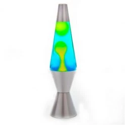 MDI Australia NEW Motion Lava Lamp 37cm Silver Base Party Night Light 10 Colours Bedside Lamps Home & Garden