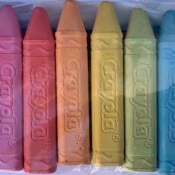 ABT Crayola Washable Sidewalk Chalks 8 Pieces Of Coloured Chalk Home & Garden