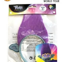 Rubies Trolls World Tour Branch Pop Poppy Headband Crown With Hair Girls Accessory