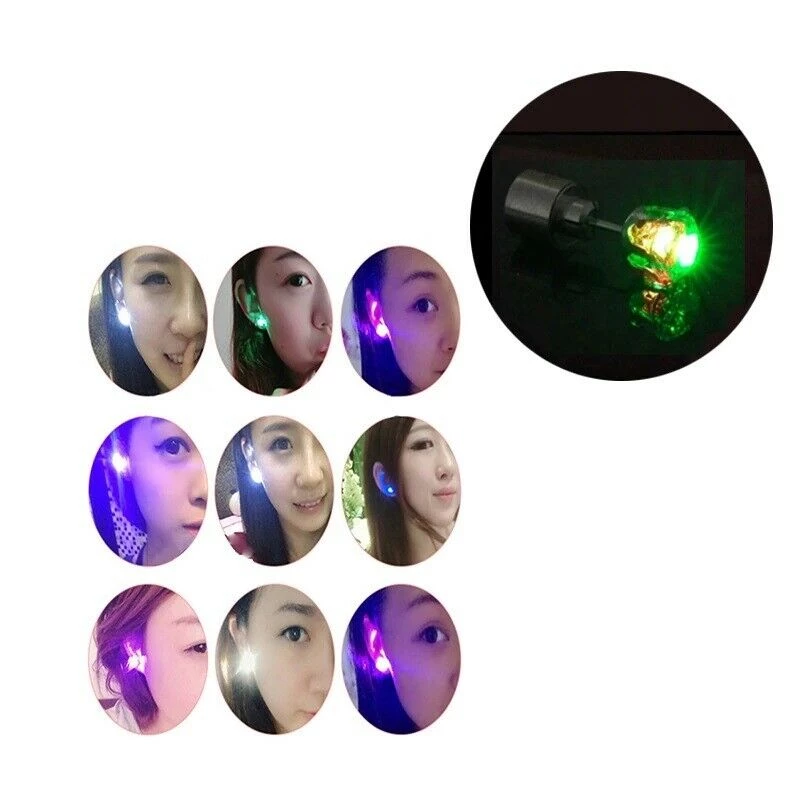 AliExpress LED Light Up Colourful Rhinestone Stud Ladies Earrings 2 AliExpress LED Light Up Colourful Rhinestone Stud Ladies Earrings