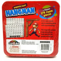 Kmart Magnetic Hangman Kids Family Fun Game 170 Letters And 9 Puzzles In A Tin Case