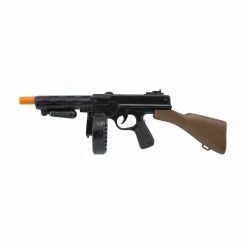 Aussie Toys Tommy Gun 20s Gangster Plastic Gun Toy Costume Weapon With Sound 1920s Costume Accessories