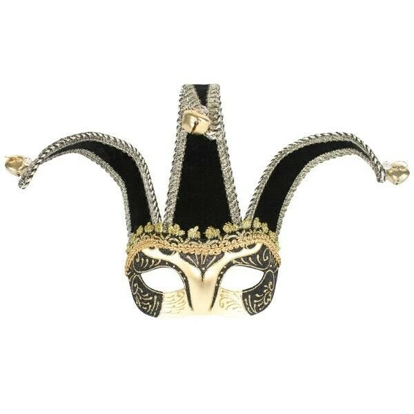 Tomfoolery Court Jester Mens Ladies Masquerade Eye Mask Costume Accessories 5 Tomfoolery Court Jester Mens Ladies Masquerade Eye Mask Costume Accessories