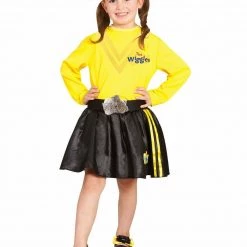 Rubie's Yellow Wiggle Emma Ballerina Tutu Skirt Footless Tights Jumper Wiggles Costume 28 Rubie's Yellow Wiggle Emma Ballerina Tutu Skirt Footless Tights Jumper Wiggles Costume