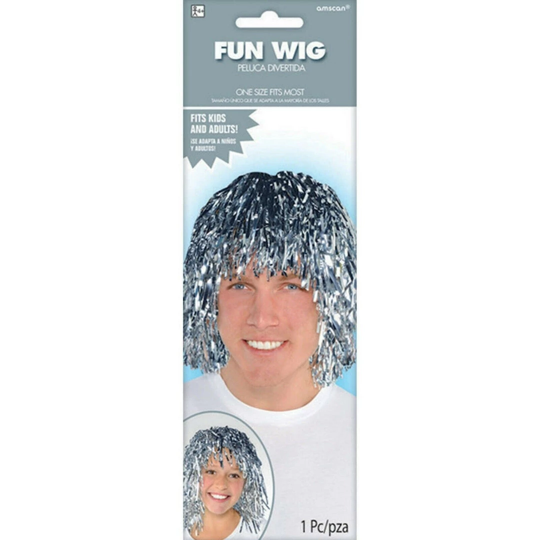Balloon Agencies Deluxe Metallic Tinsel Wig Mens Womens Disco Costume Accessory Many Colours 8 Balloon Agencies Deluxe Metallic Tinsel Wig Mens Womens Disco Costume Accessory Many Colours