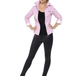 Smiffys Grease Deluxe Pink Ladies Jacket Ladies Costume