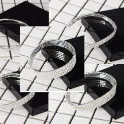 Unbranded Elastic Rhinestones Crystals Ladies Anklet