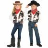 Balloon Agencies Cowboy Sheriff Boys Girls Costume Kit Vest Bandana Badge Costumes