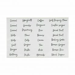 Unbranded Pantry Labels 64 Pantry Food Storage Labels Kitchen Pantry 64 Pack Home & Garden