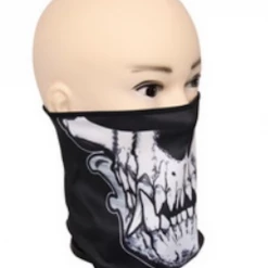 MALMAR Costume Accessories Skull Clown Face Mask Shield Bandana Fishing Durag Neck Tube Gaiter Scarf Headwe