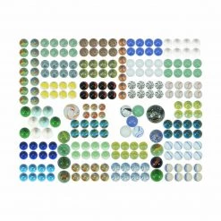 Kmart Traditional Glass Marbles Marble Set Game Includes 230 Marbles Game