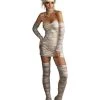 Rubie's Mummy Classic Strapless Mini Dress Size STD Halloween Ladies Costume Halloween Costumes