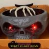 Unbranded Animated Scary Skull & Hand Grabbing Candy Bowl Halloween Decoration Prop