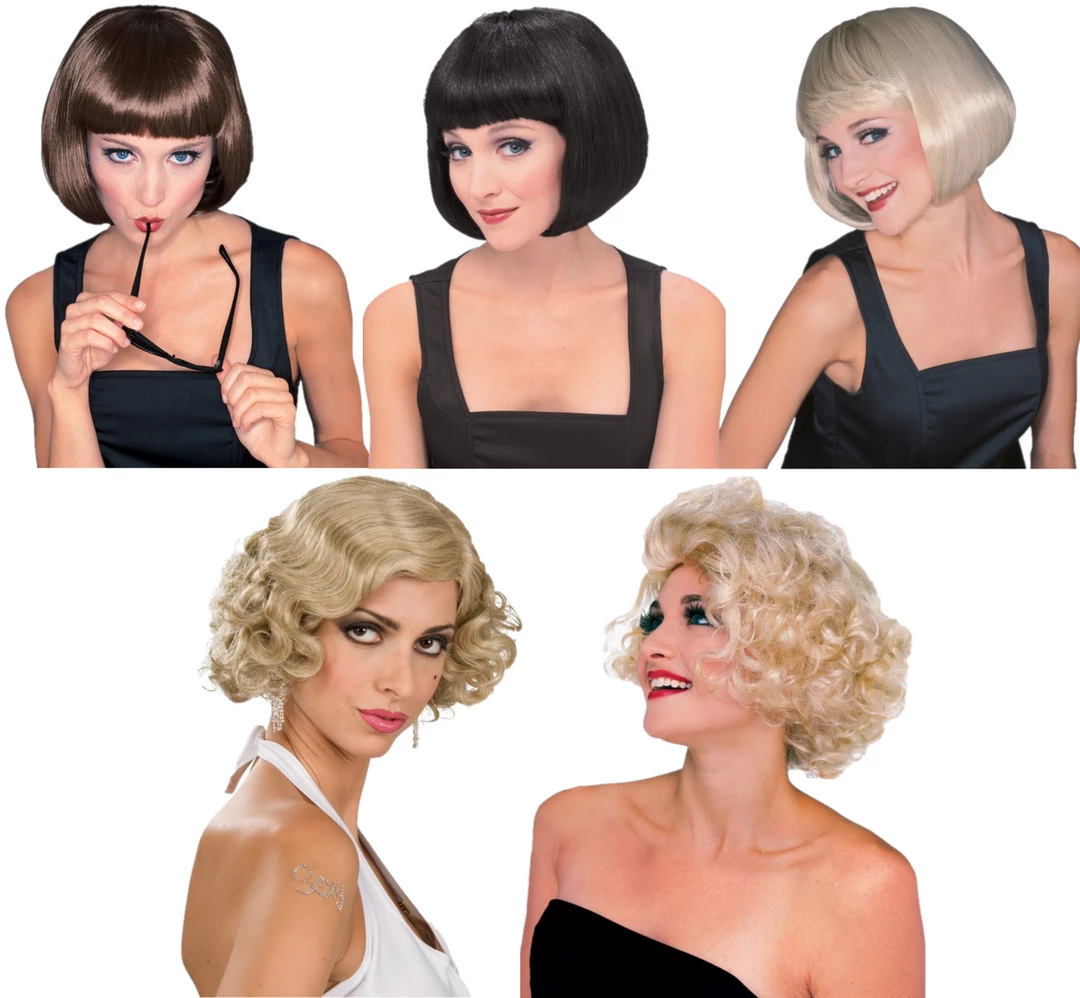 Rubie's Gatsby Flapper Hollywood Super Model Ladies Wig 1 Rubie's Gatsby Flapper Hollywood Super Model Ladies Wig