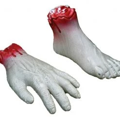 Morris Zombie Foot Hand Halloween Decoration Prop