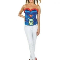 Rubie's Costumes Superhero Supergirl Corset Tutu Skirt Gauntlets Thigh Highs Ladies Costume 9 Rubie's Costumes Superhero Supergirl Corset Tutu Skirt Gauntlets Thigh Highs Ladies Costume