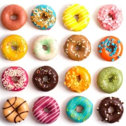 WOOL Doughnut Donut Maker Makes 7 Donuts At A Time Non-stick Recipe Included Home & Garden