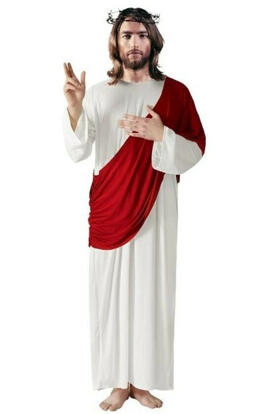 INTERALIA Christmas Adult Costumes Jesus Holy Christ Moses Religious Robe Church Fancy Dress Mens Costume 1 INTERALIA Christmas Adult Costumes Jesus Holy Christ Moses Religious Robe Church Fancy Dress Mens Costume