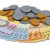 ABT 40 Pce Australian Play Money Coins & Notes Maths Pretend Shopping Gambling Games Home & Garden
