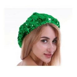 JD Costume Accessories 1 Ladies Girls French 70s Costume Party Dance Disco SEQUINED SEQUINS Hat BERET 19 JD Costume Accessories 1 Ladies Girls French 70s Costume Party Dance Disco SEQUINED SEQUINS Hat BERET