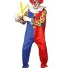 Rubie's Halloween Costumes Bubbles The Clown Circus Size STD Mens Halloween Costume