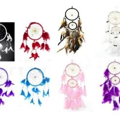 JD Home & Garden Dream Catcher 1 Ring 16cm 2 Rings 10cm Assorted Colours Wall Hanging Decoration