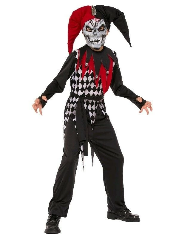 Rubie's Halloween Costumes Evil Jester Clown Halloween Boys Costume 1 Rubie's Halloween Costumes Evil Jester Clown Halloween Boys Costume